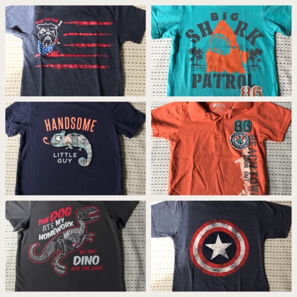 SOLD!!Boy Lot 6 size 3T Boys Tees! Boys t-Shirts